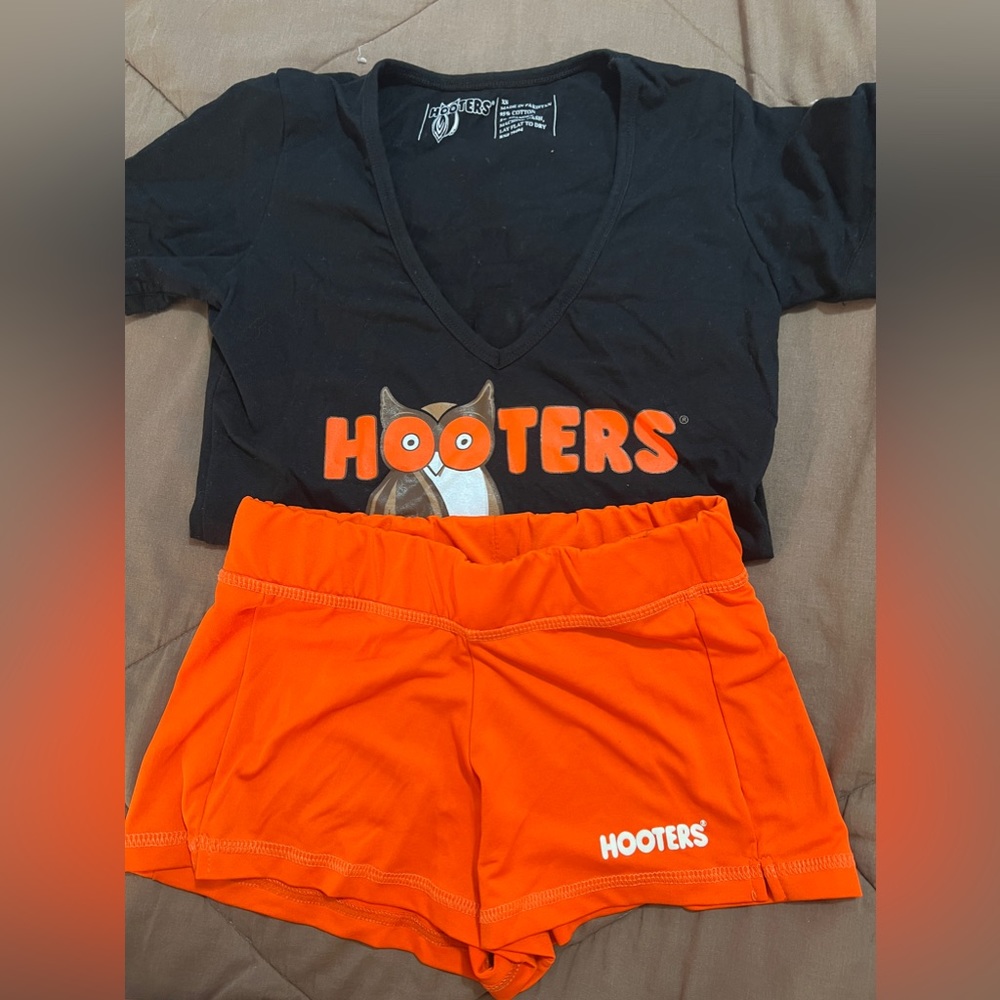 Black and orange short sleeve uniform!